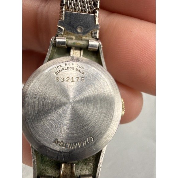Vintage Hamilton Electronic Watch‎ Silver Tone Signed UNTESTED READ main image 10